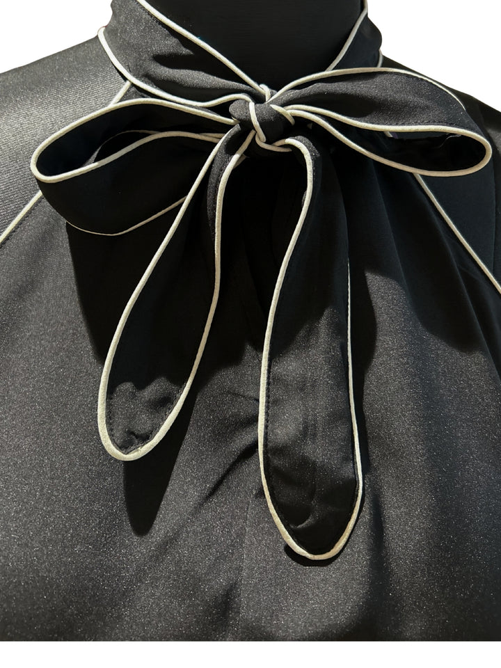 Black Halter Neck Top