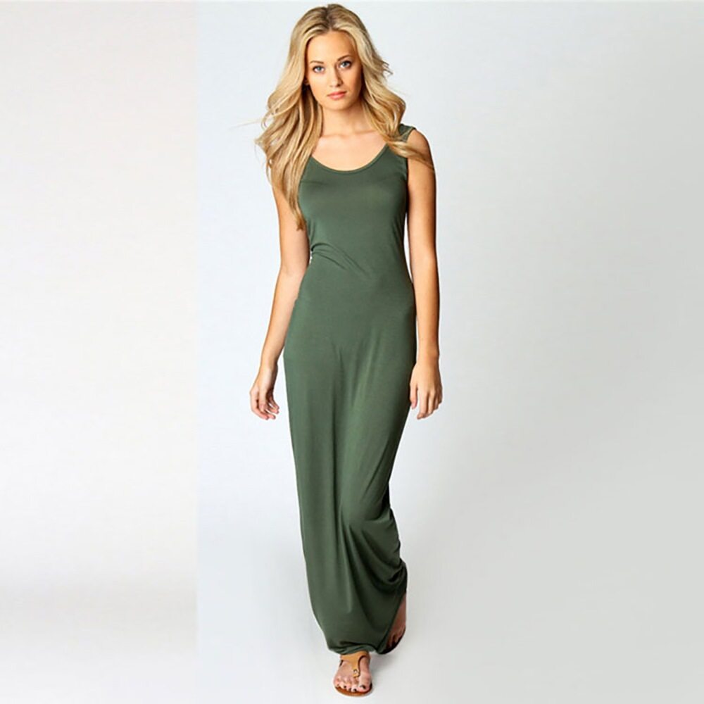 Olive Green Bodycon Sheath Dress