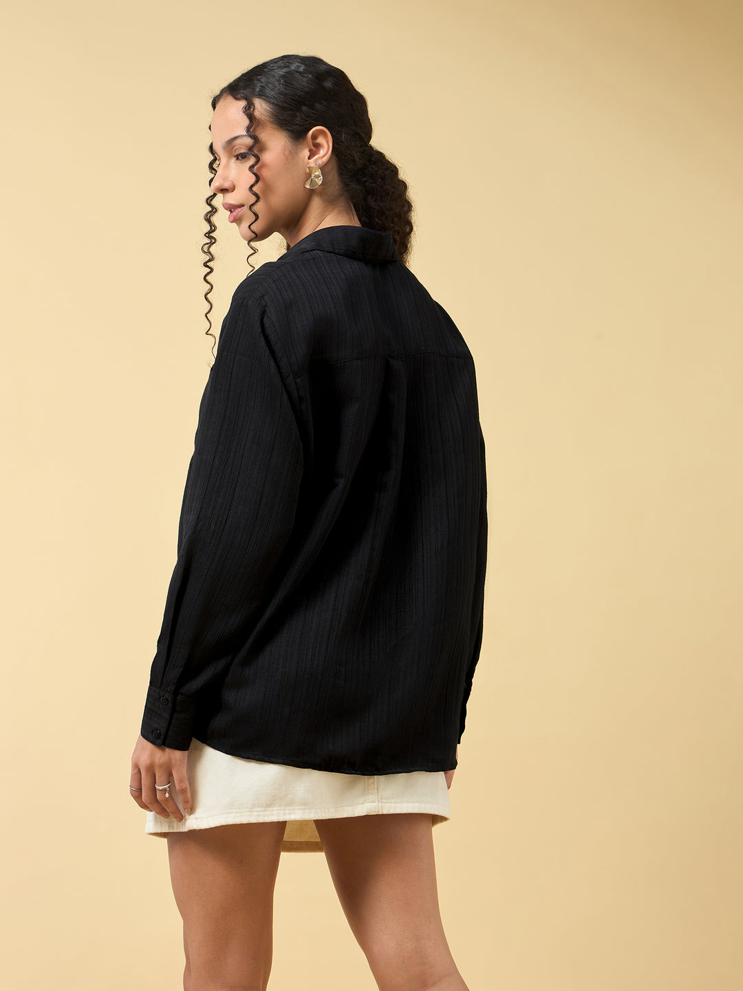 Black Relaxed Fit Shirt
