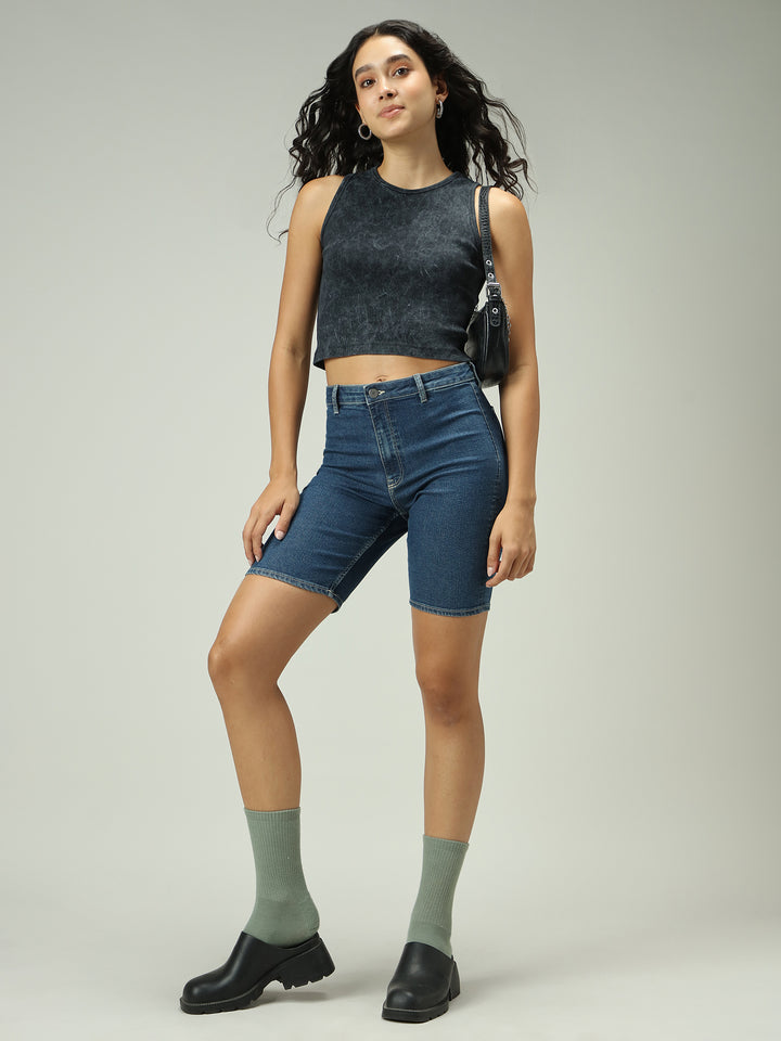 Grey Acid Wash Tank Top
