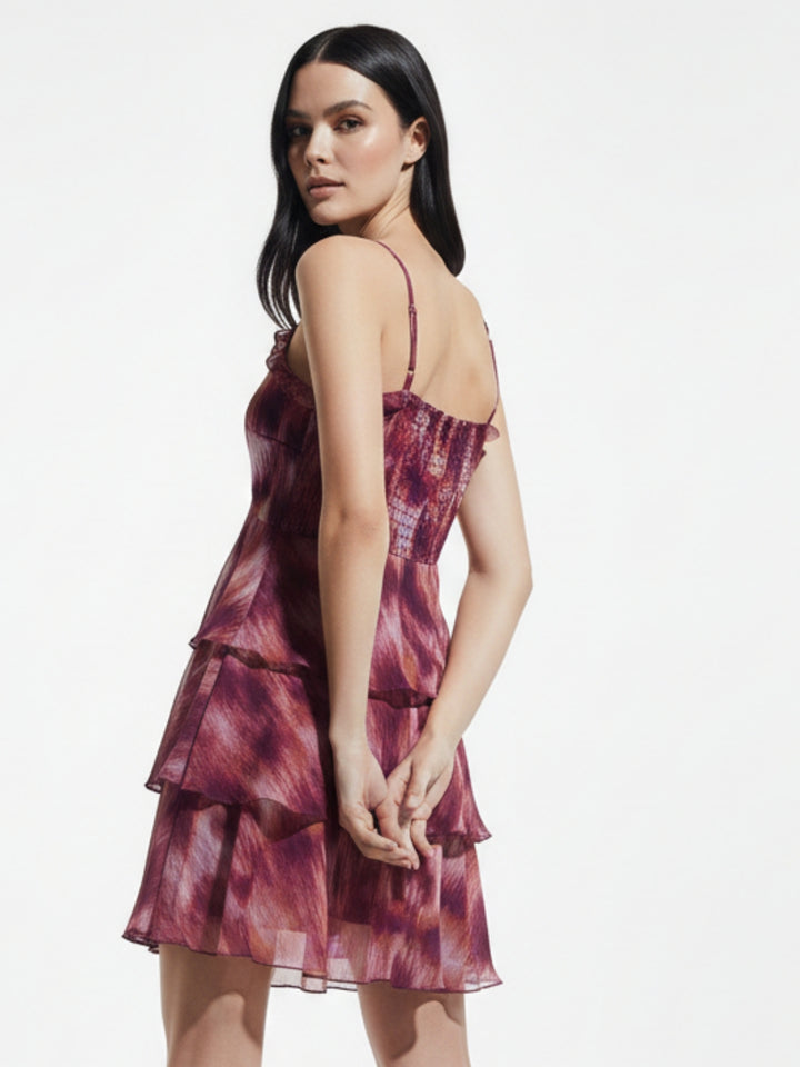 Multi Mini Tiered Dress