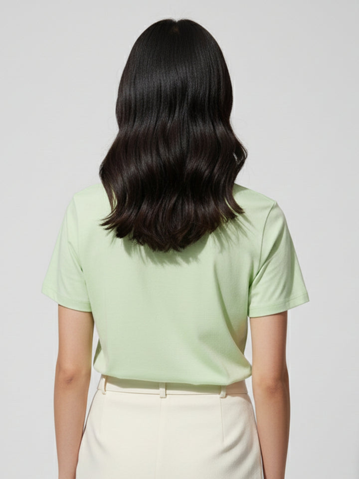 Lime Regular Fit Graphic Tshirt