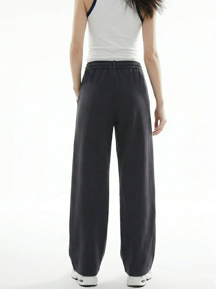 Charcoal High Waist Baggy Pant