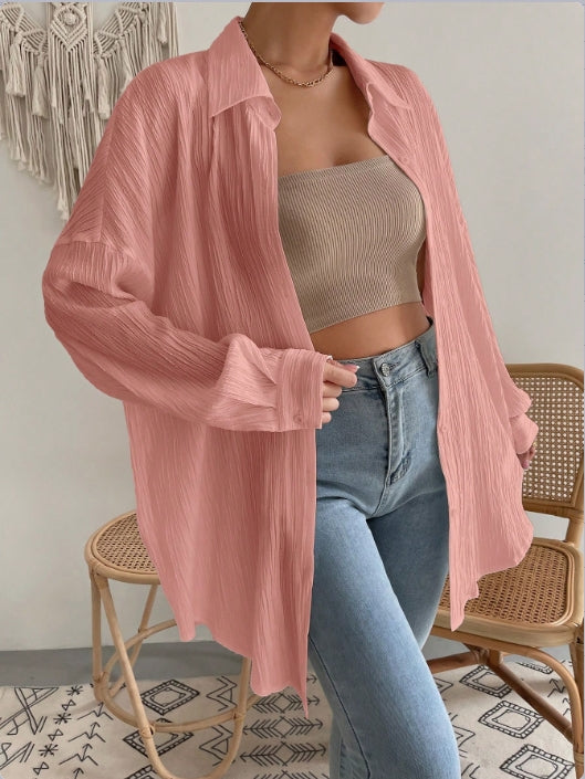 Pink Over Sized Shirt