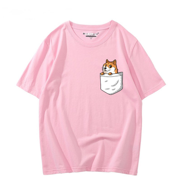 Pink Graphic Print T-Shirt