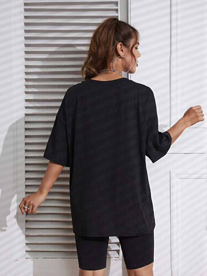 Black Oversized T-Shirt