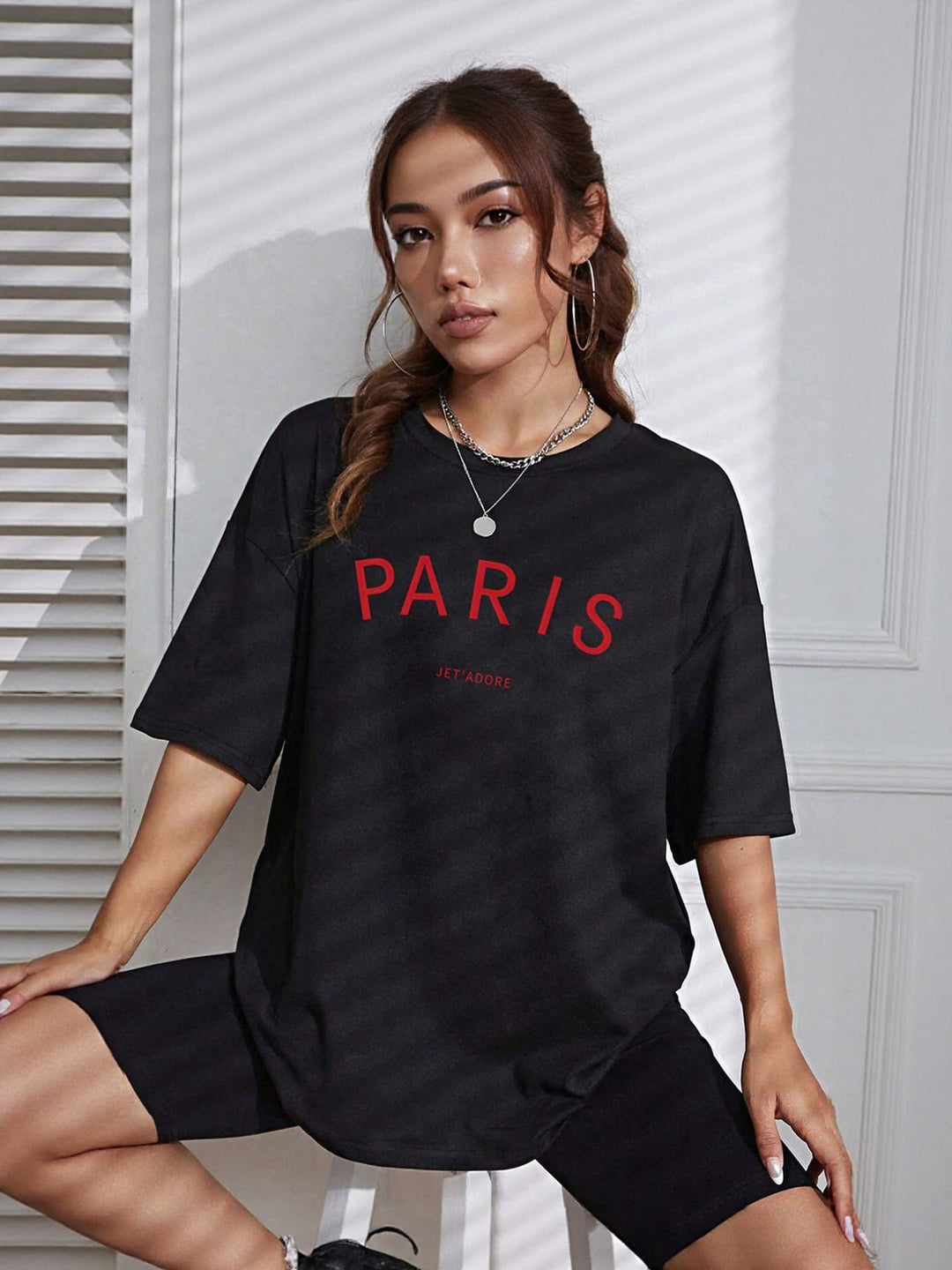 Black Oversized T-Shirt