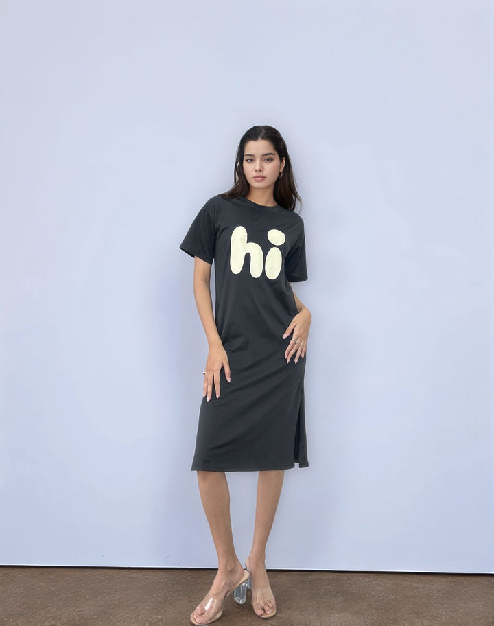 Long Line Black Dress
