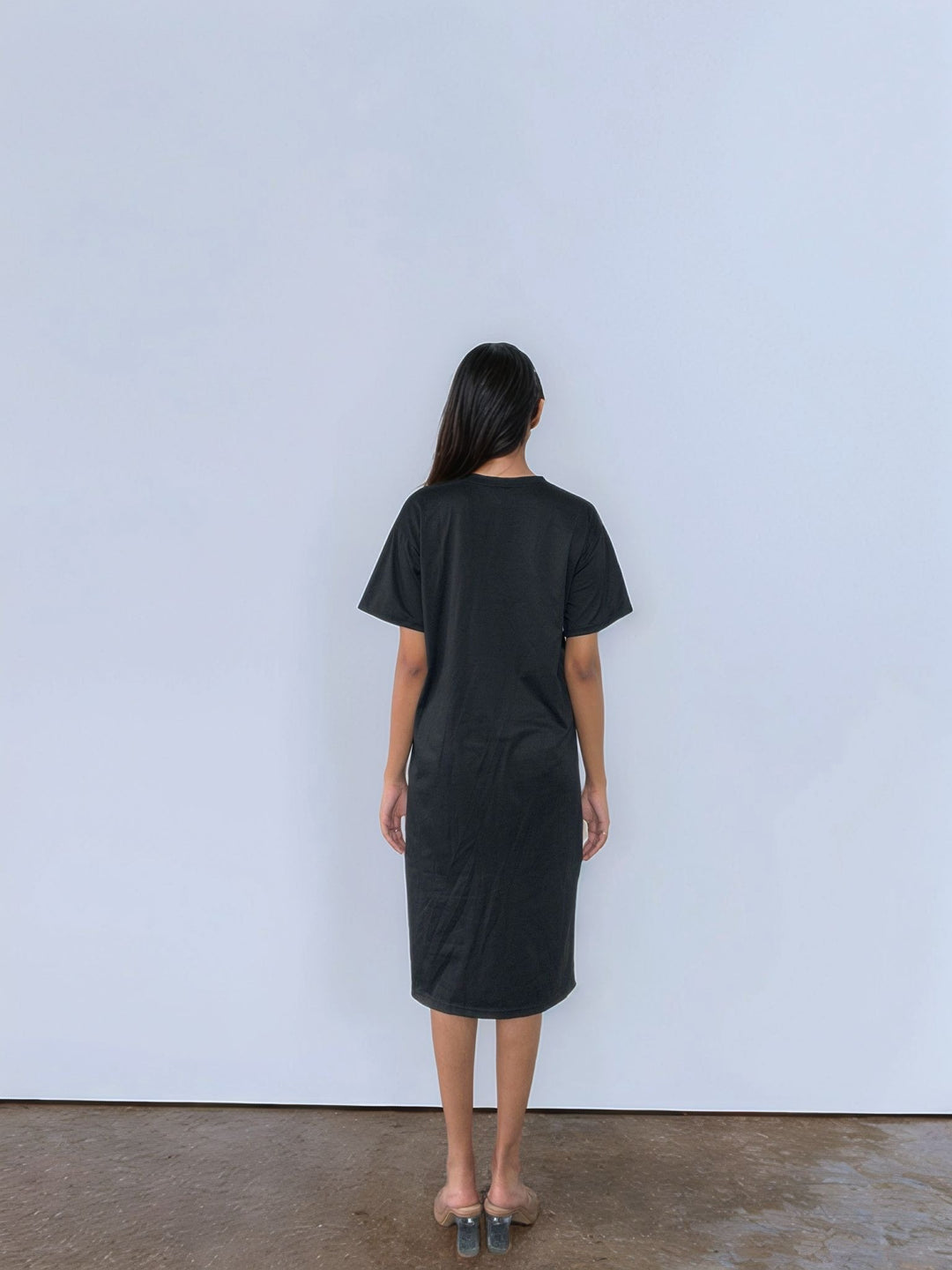 Long Line Black Dress