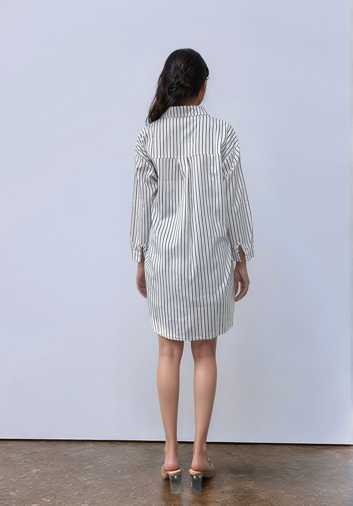 White Longline Oversized Shirt