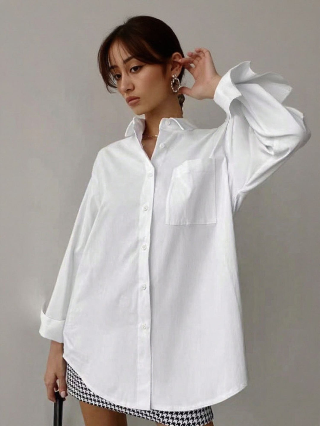 White  Over Sized Shirt