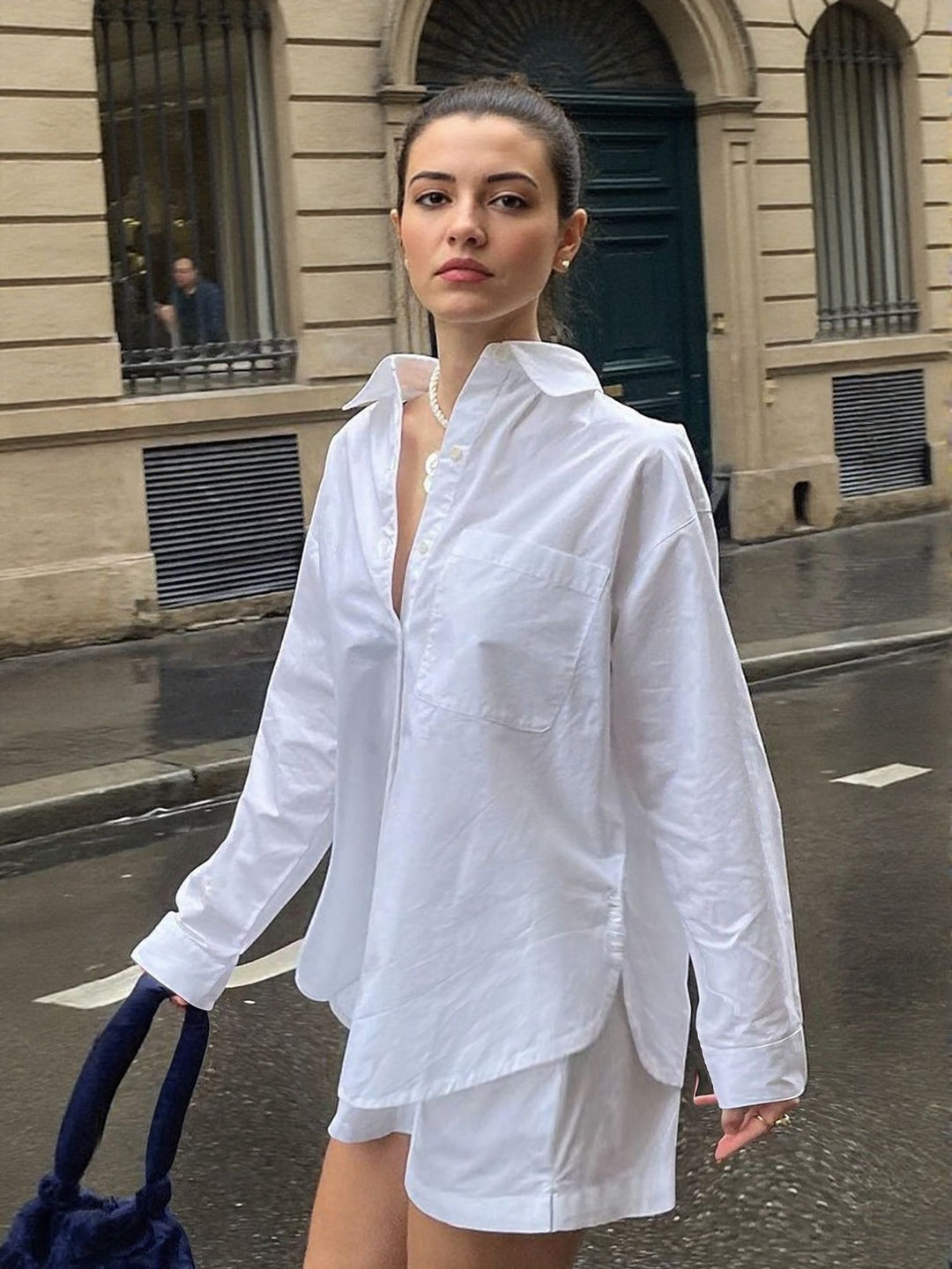 White  Over Sized Shirt