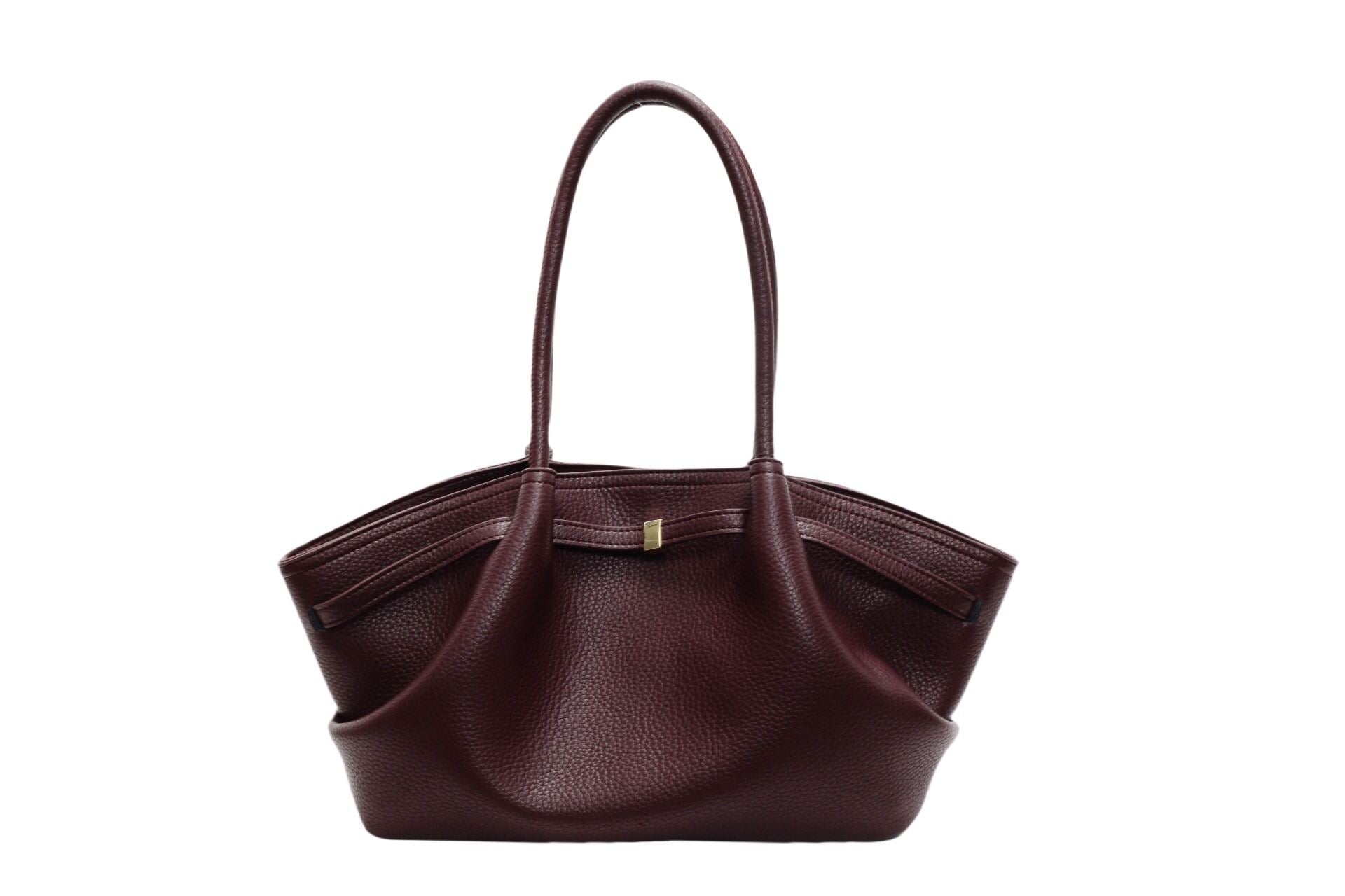 Red Curveline Shoulder Bag