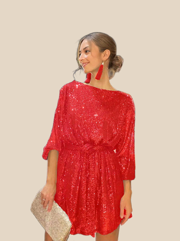 Red Mini Party Dress