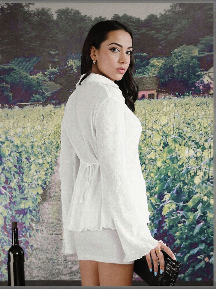 White Full Sleeves Shirt