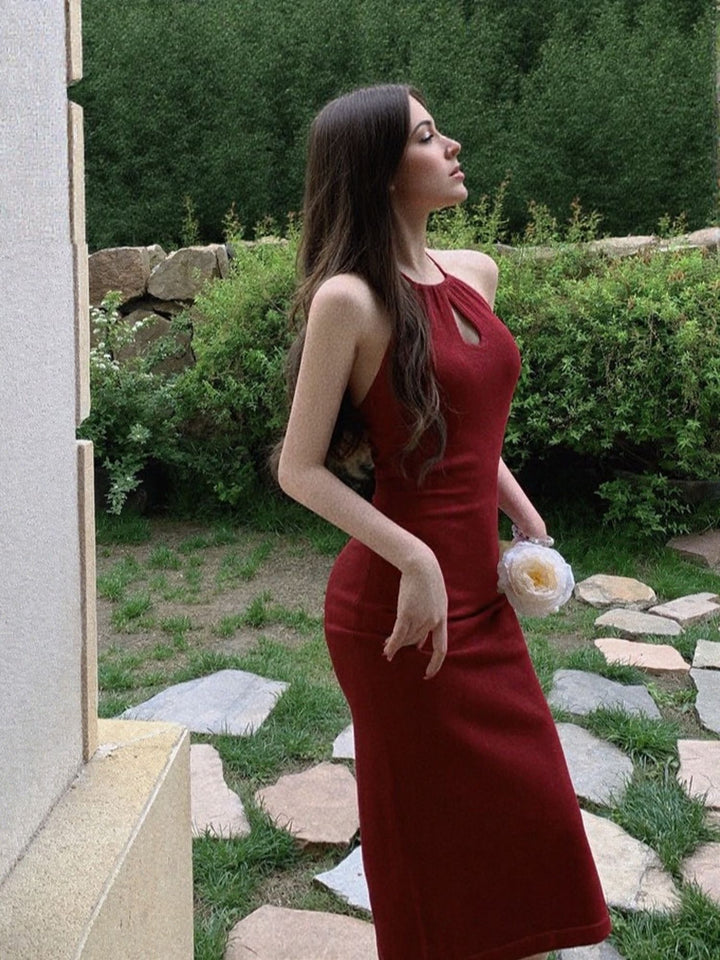 Red midi Party wear Dresses & Jumpsuits