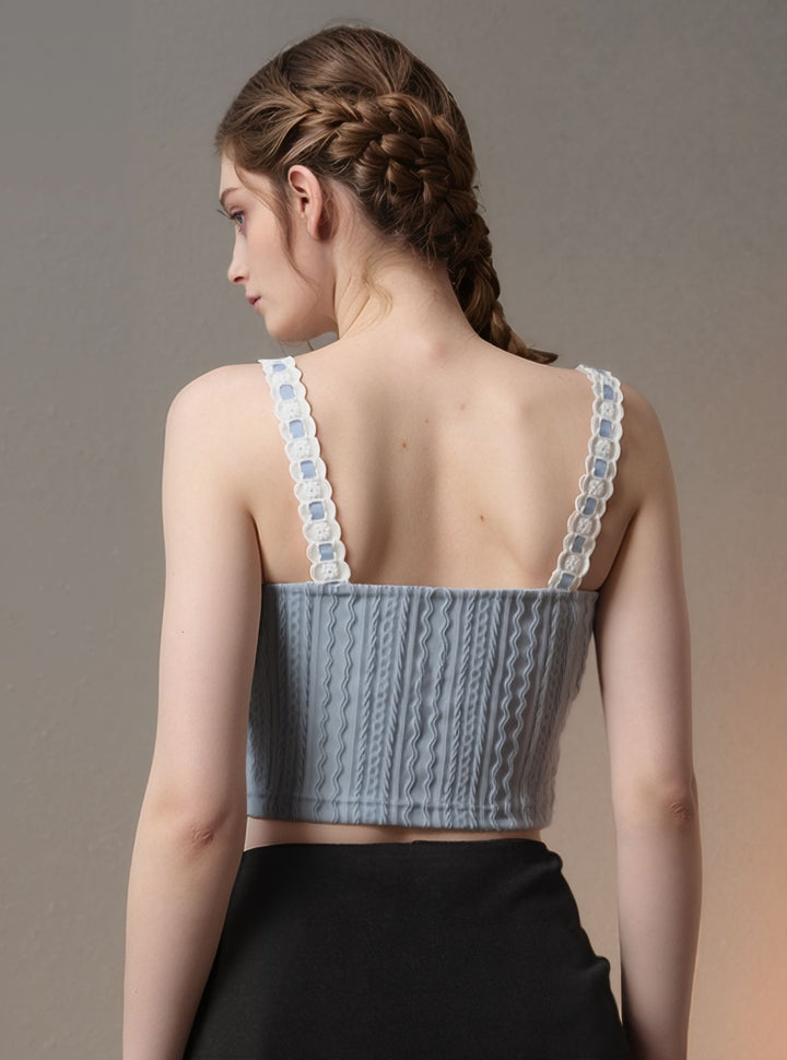 Blue Corset Top