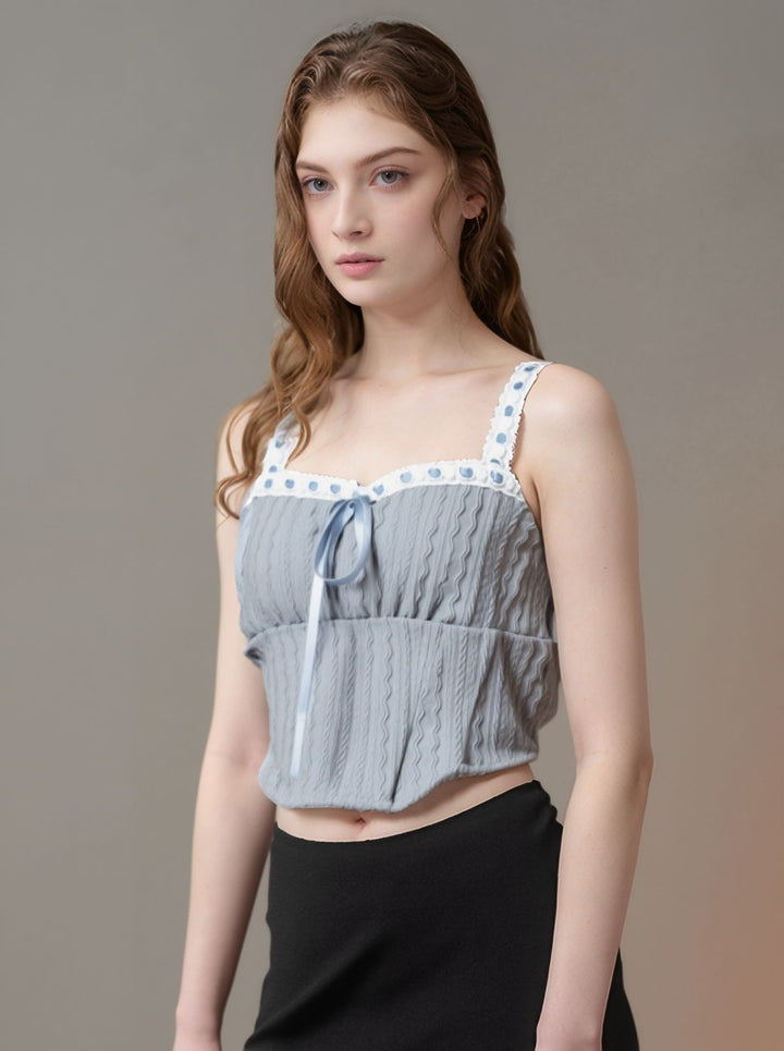 Blue Corset Top