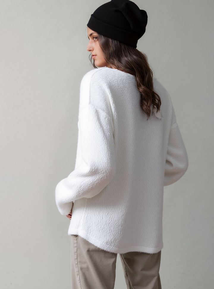 White Front Tie Up Top