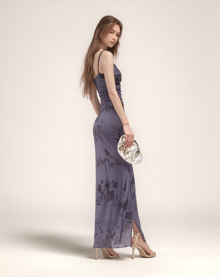 Bold Printed Bodycon Maxi