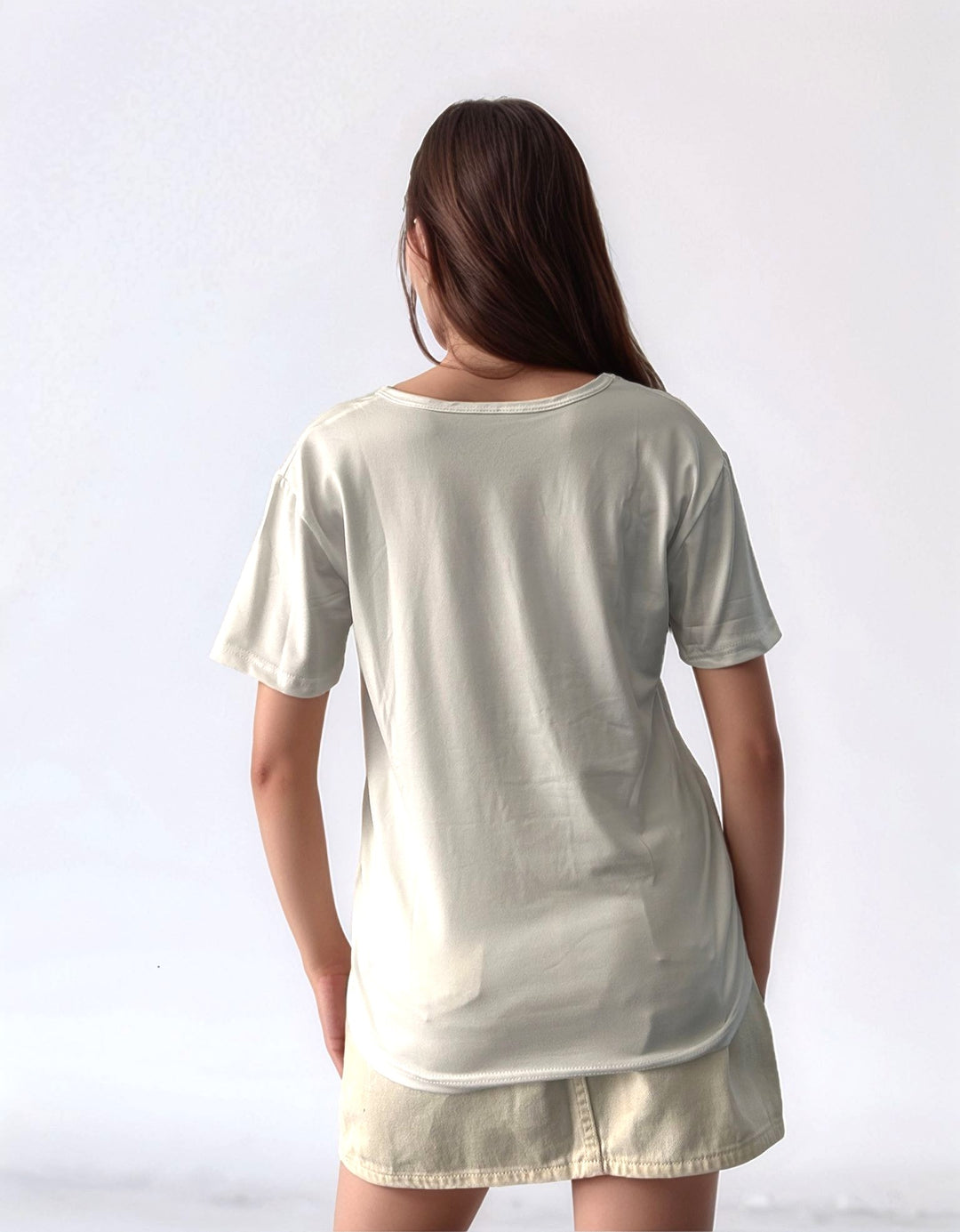 White Regular Graphic T-Shirt