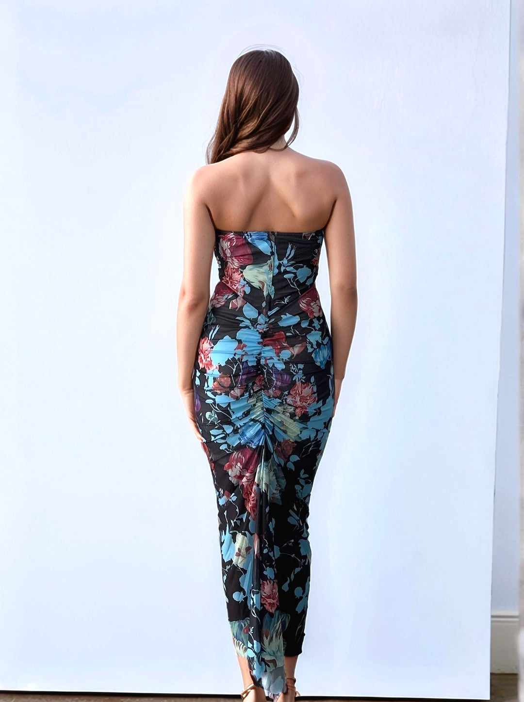 Multi Bandeau Maxi Dress