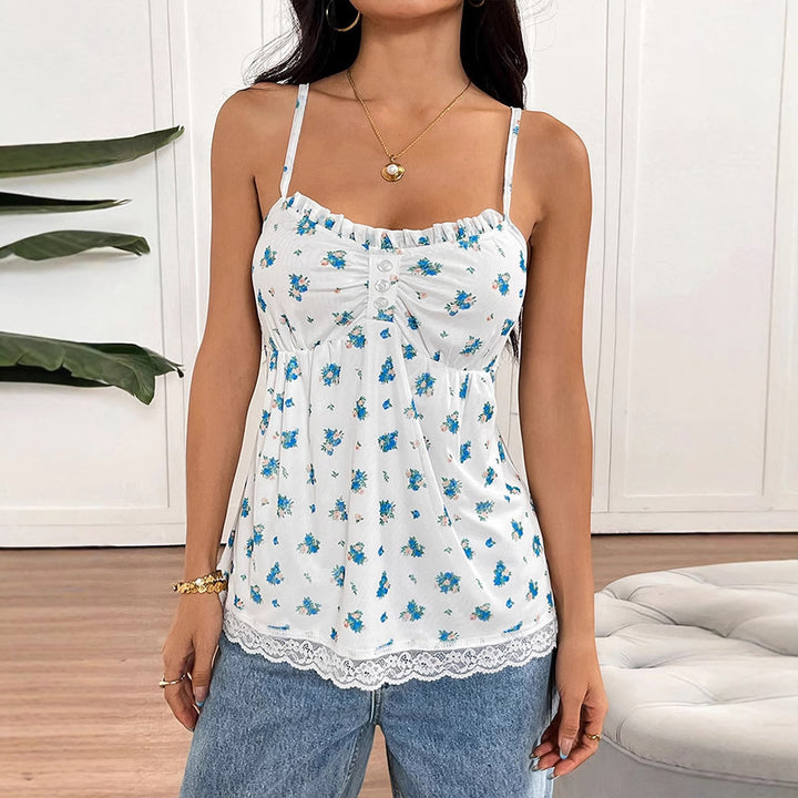 Multi Strappy Printed Top