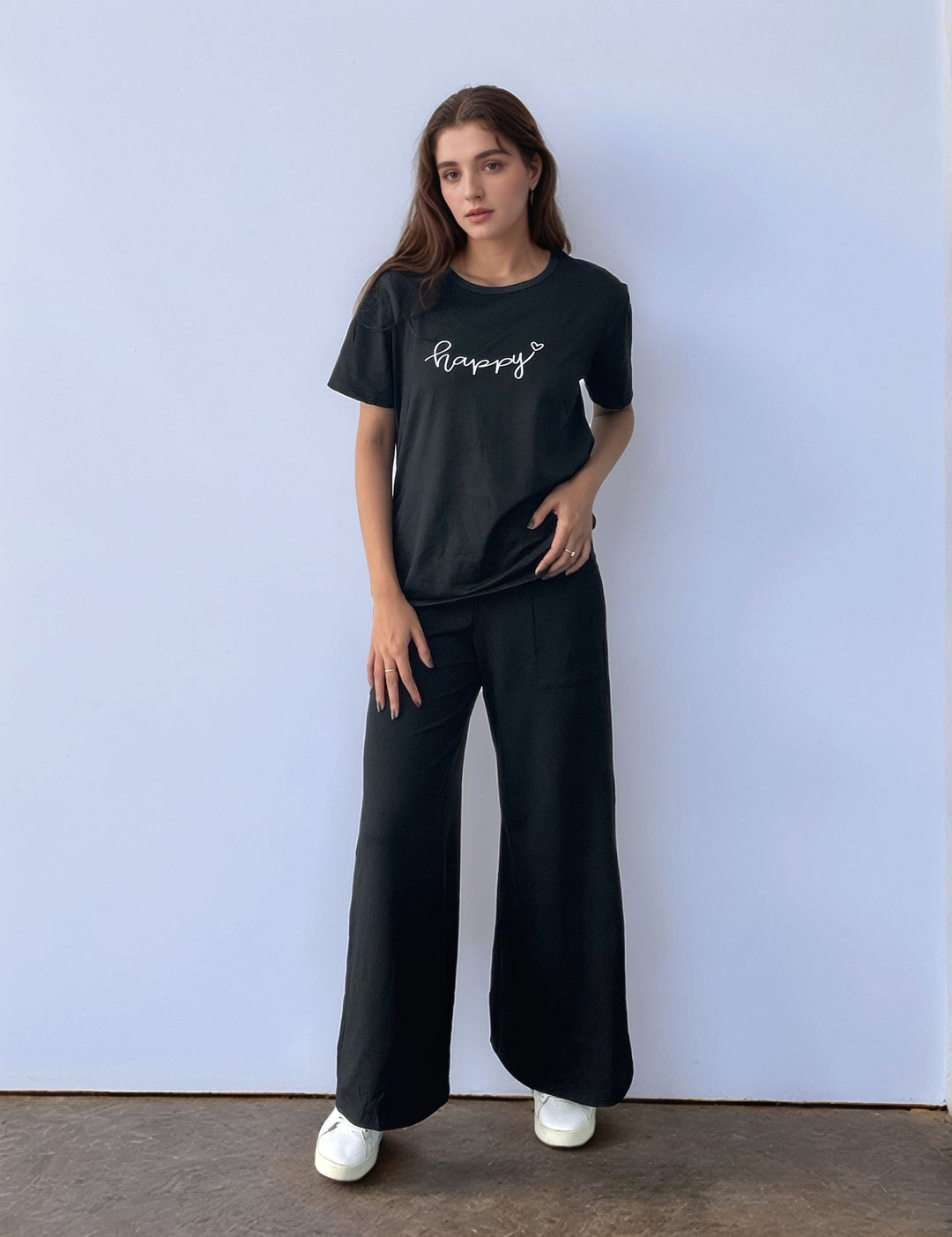 Regular Black Graphic T-Shirt
