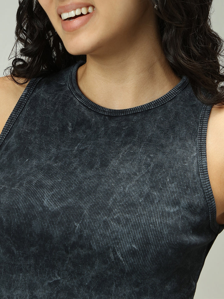 Grey Acid Wash Tank Top