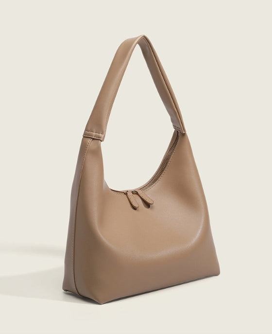 Brown Soft Slouchy Shoulder Hobo