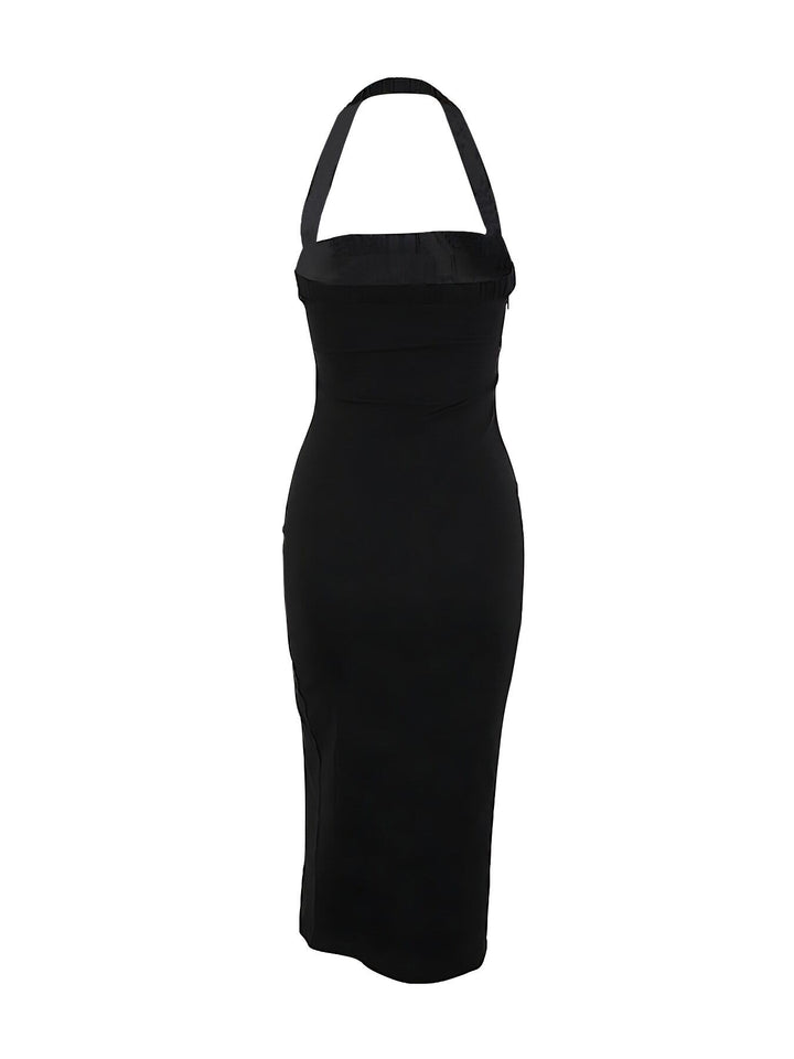 Halter Neck Maxi Dress