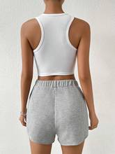 Grey Elasticated Waist Band Skort