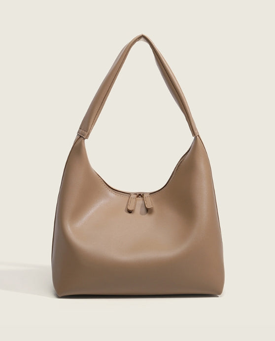 Brown Soft Slouchy Shoulder Hobo