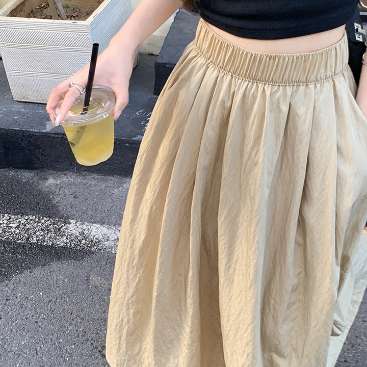 Yellow Flared Skirt
