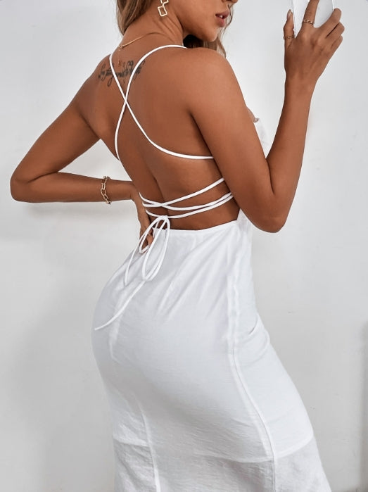 White Off Shoulder Body Con Dress