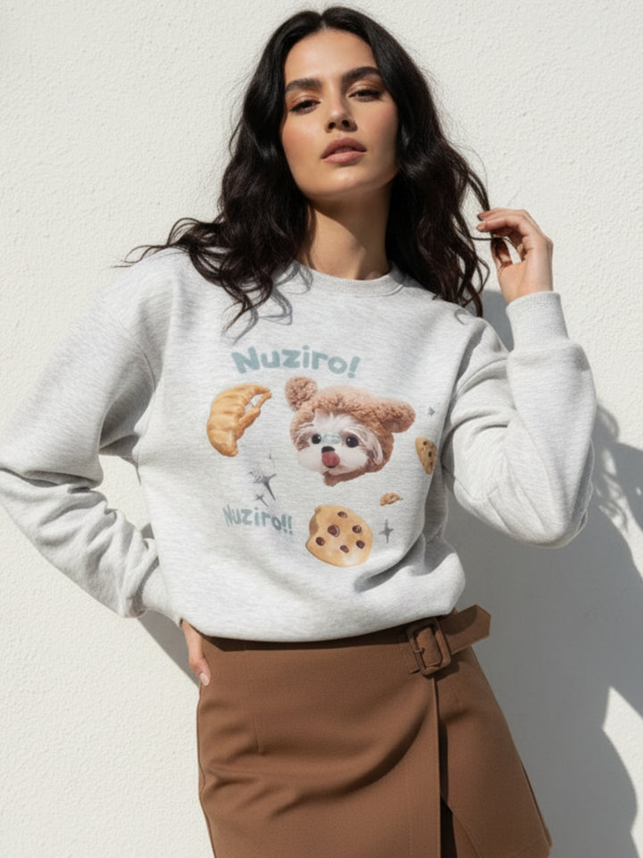 Off White Character Graphic Sweatshirt