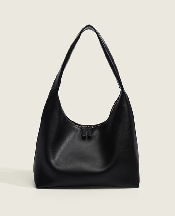 Black Soft Slouchy Shoulder Hobo