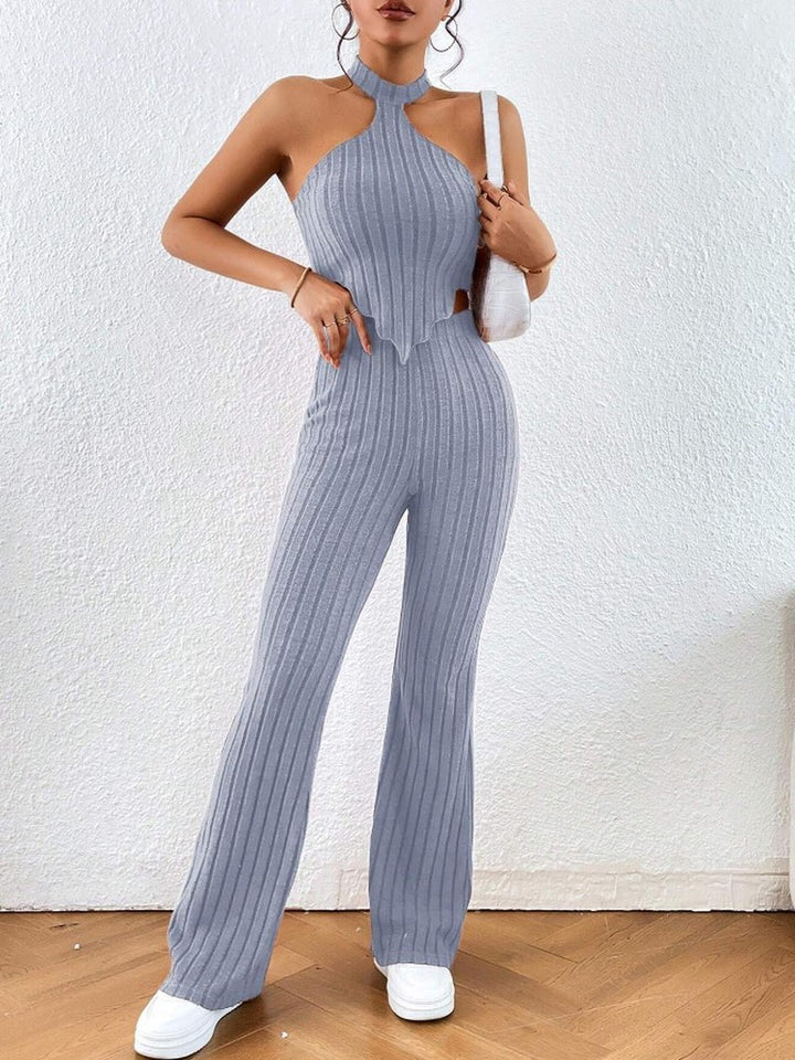 Grey Wide Rib Co-Ord