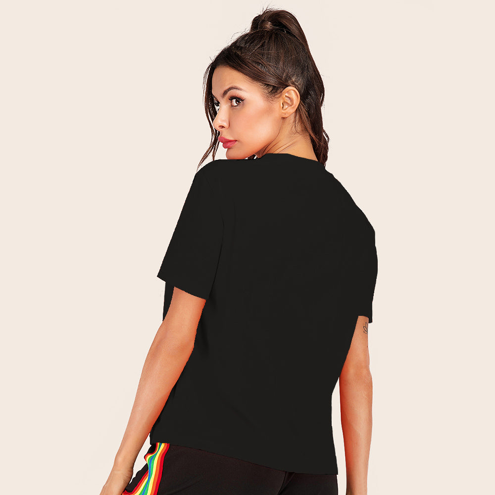 Black Typography T-Shirt