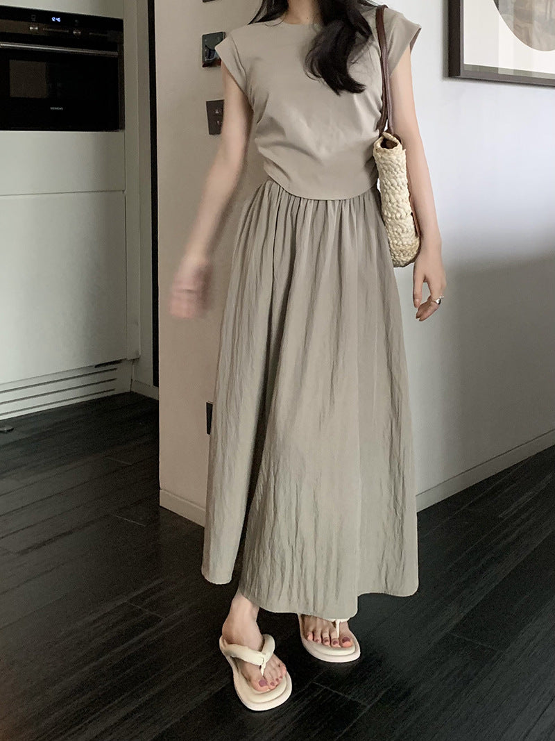 Olive Flared Skirt