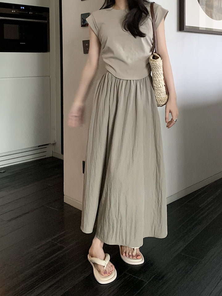 Olive Flared Skirt