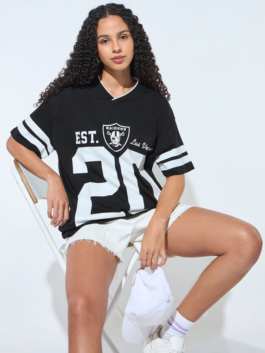 Black Graphic Oversized T-Shirt