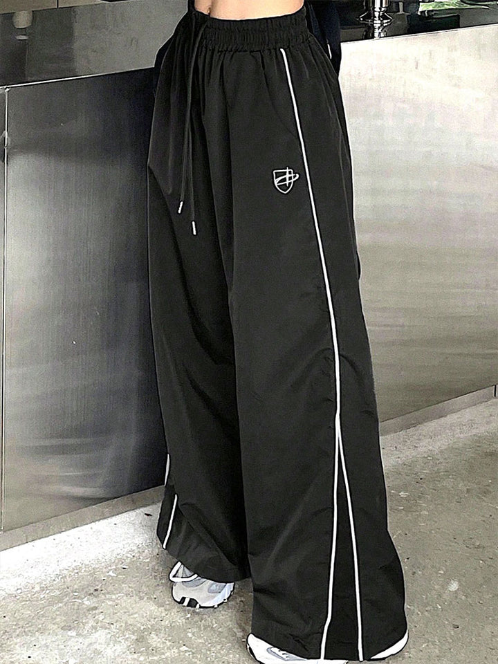 Black Side Stripe Sweatpants