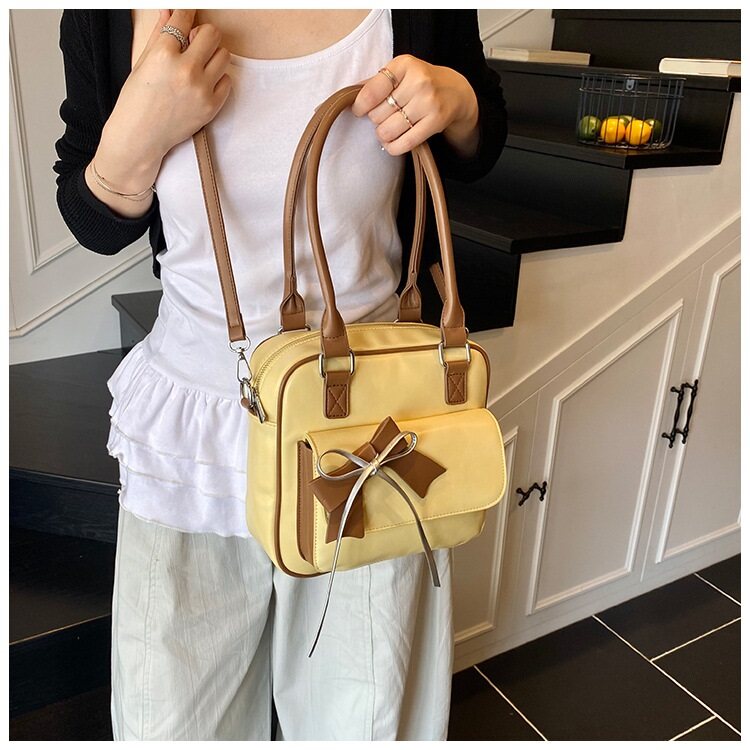 Yellow Bow Knot Handbag