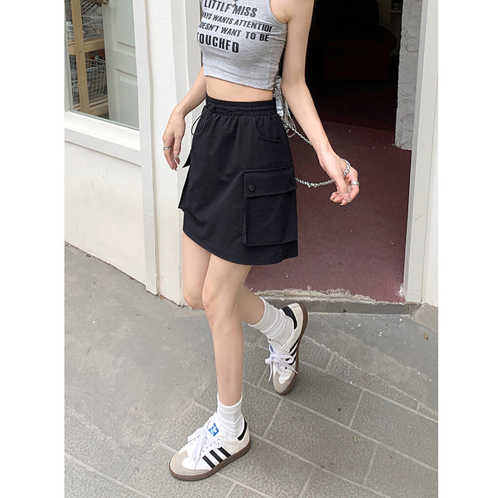 Black Side Pocket Skirt