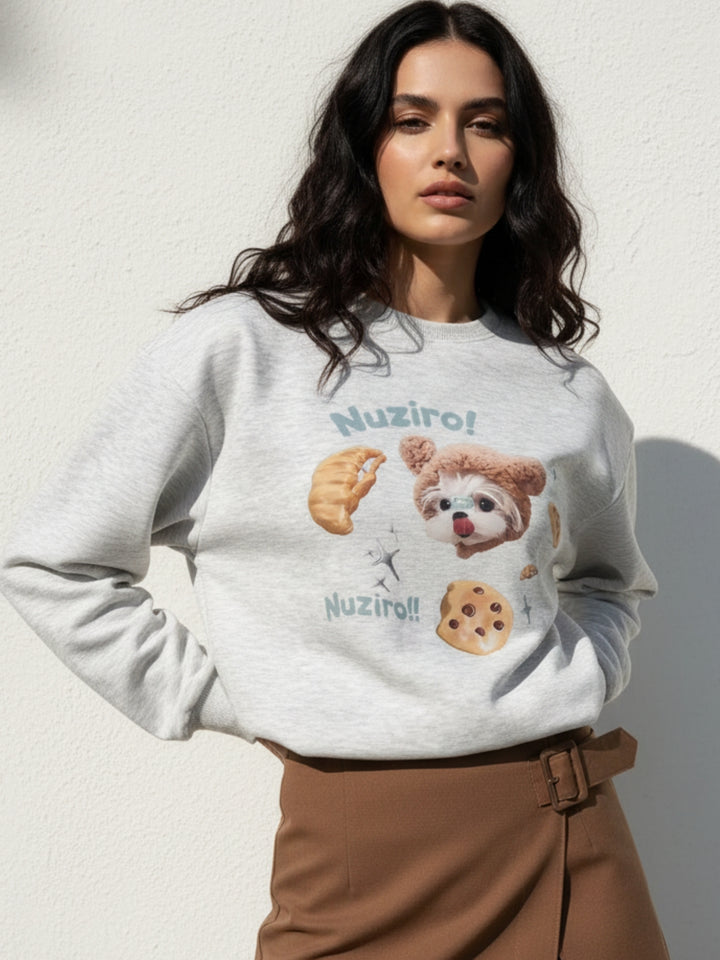 Off White Character Graphic Sweatshirt