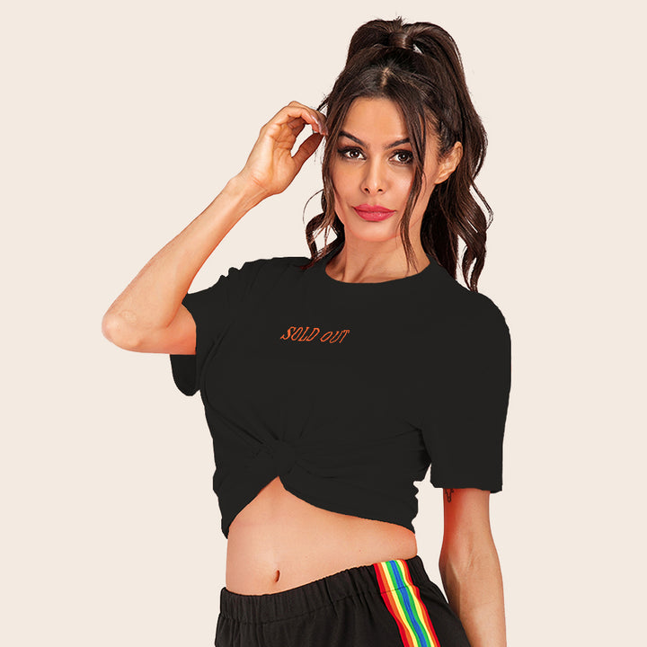 Black Typography T-Shirt