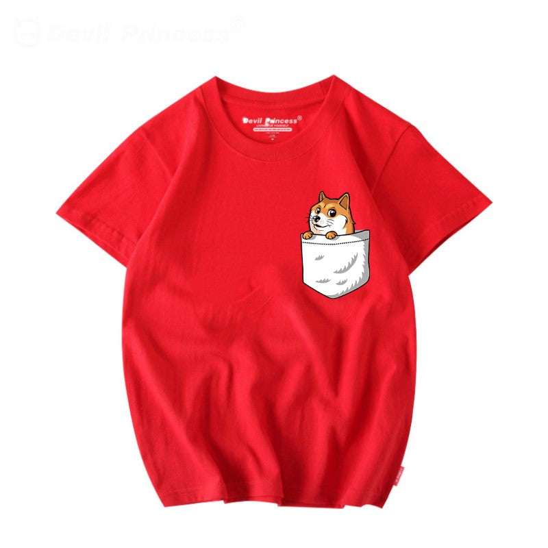 Red Graphic Print T-Shirt
