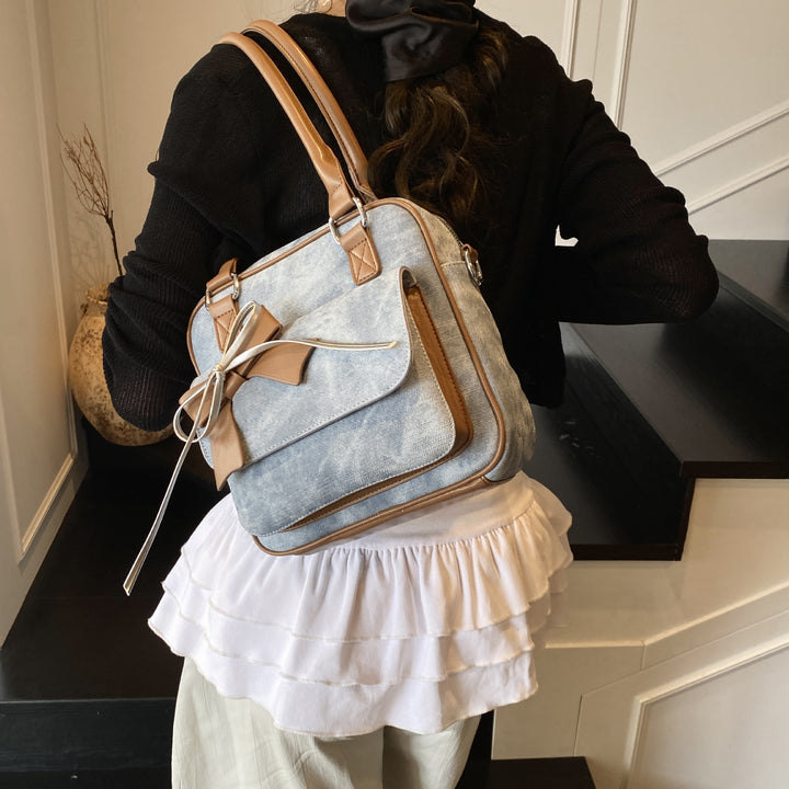 Blue Bow Knot Handbag