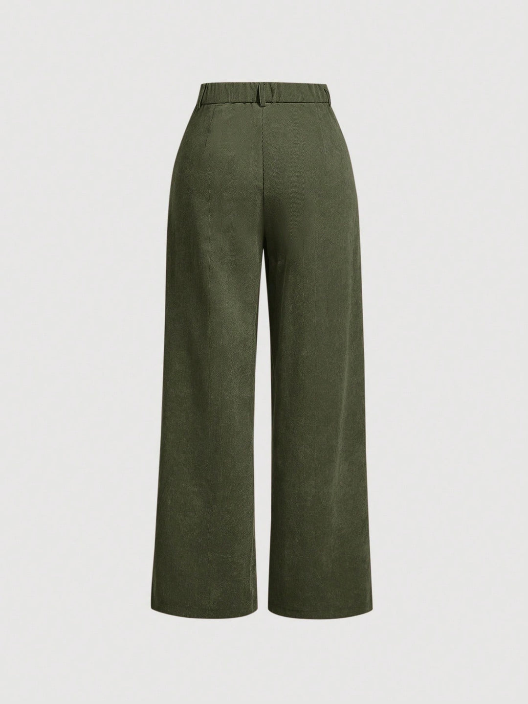 Olive Sidelant Pocket Trousers